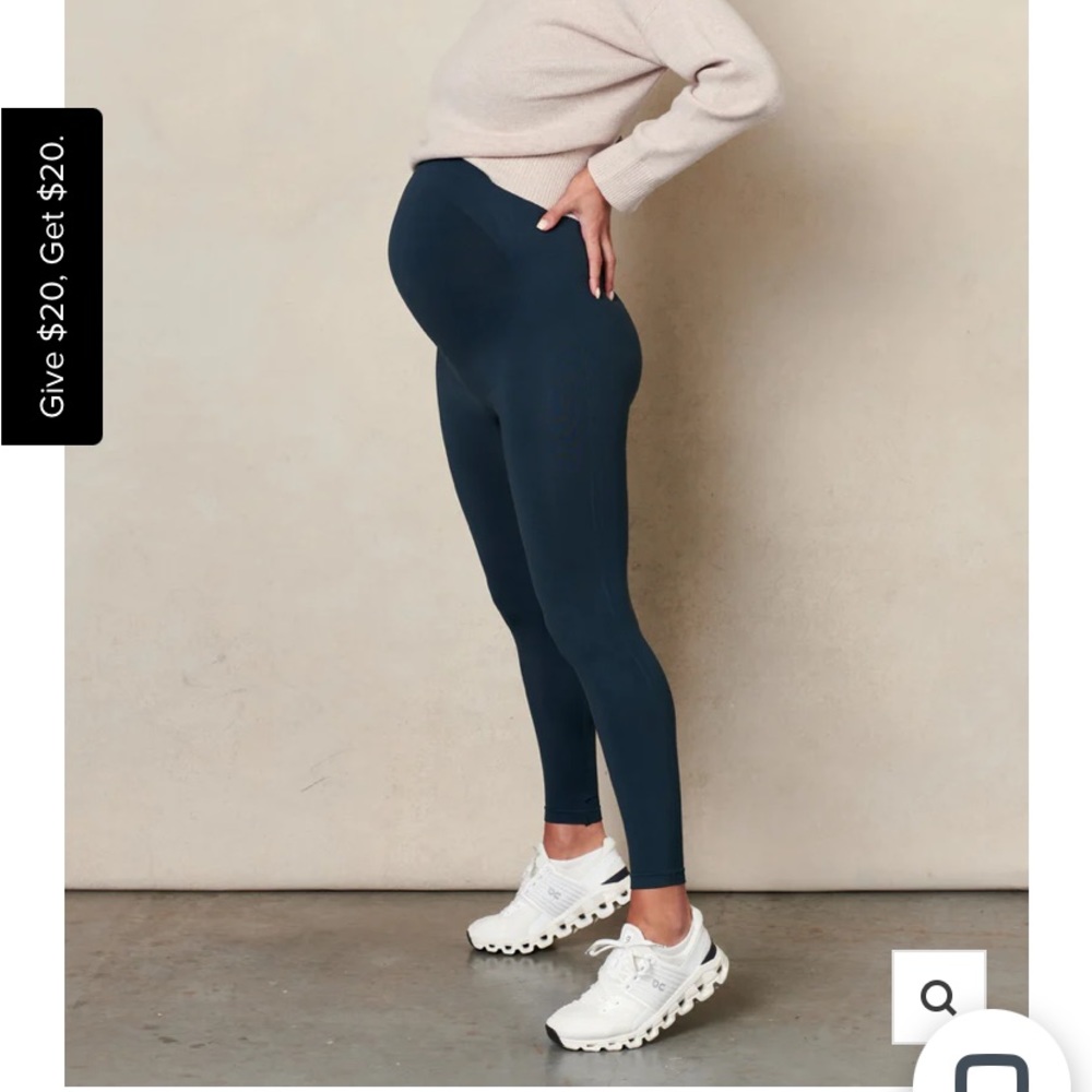 Blanqi support tummy maternity leggings